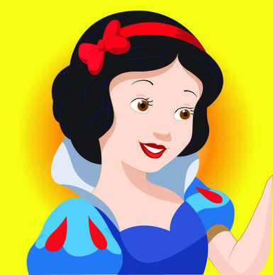 snow white cartoon character