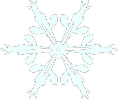 Snowflake 5 clip art