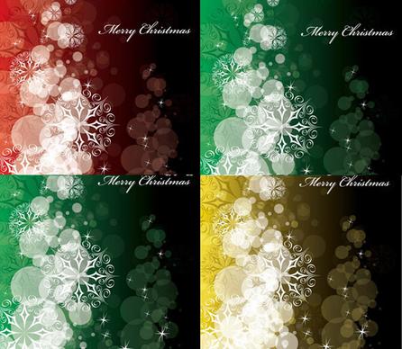 snowflakes spotted background vector
