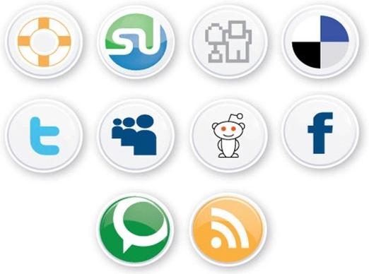 Social Button, web 2.0