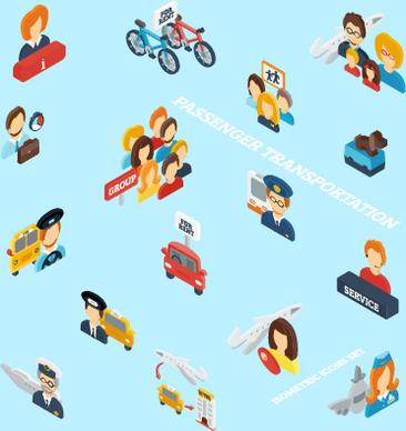 social with profession people vector