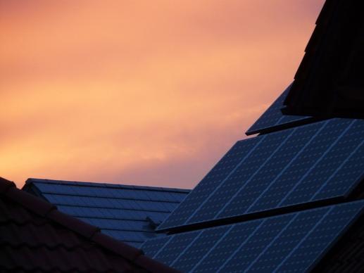 solar cells home roof