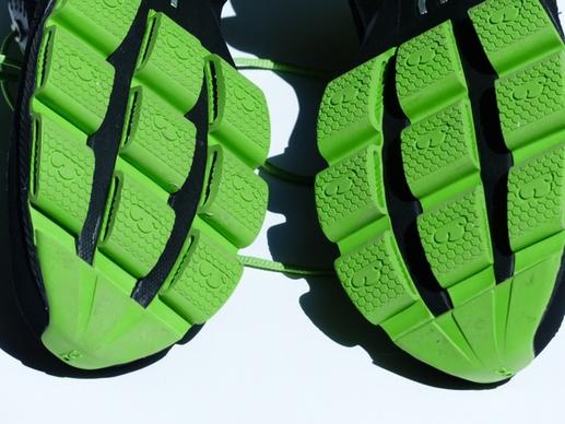 sole green rubber