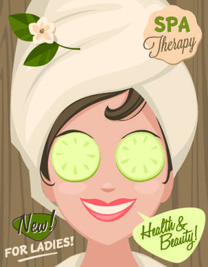 spa therapy and beauty vector