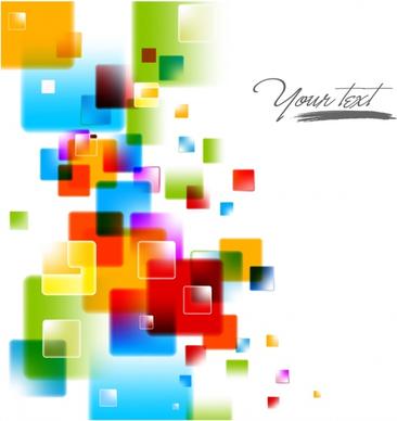abstract background colorful blurred geometric decor