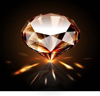 sparkling diamond vector background