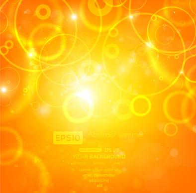 sparkling orange backgrounds vector graphics