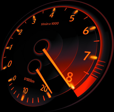 speedometer vector set