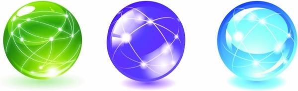 Sphere Ball with Communication lines