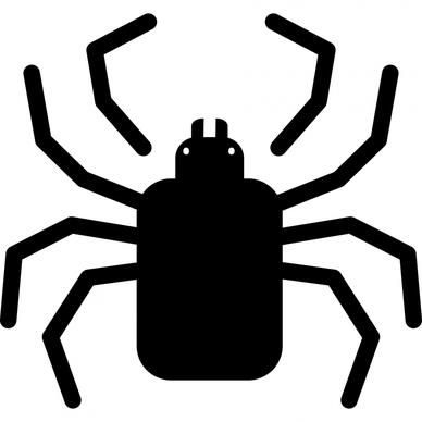 spider flat symmetric logotype