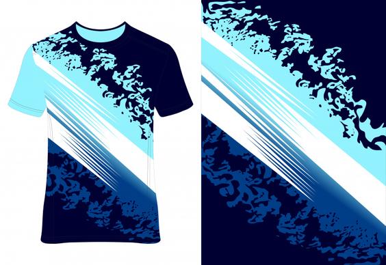 sports jersey sublimation tshirt template abstract contrast