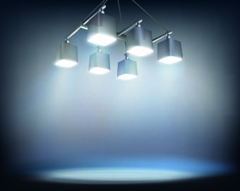 spotlight light design background vector