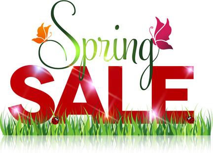 spring sale design graphics vector