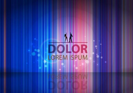 Stage lighting background vector