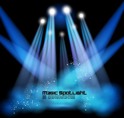stage lighting effects 02 vector