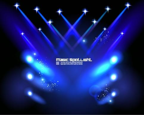 stage lighting effects 04 vector