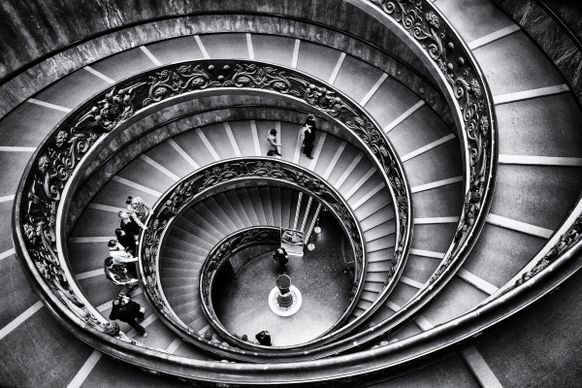 staircase of the vatican