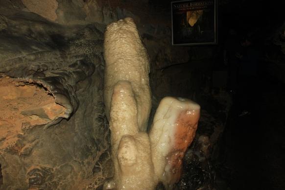 stalagmite at lookout mountain tennessee