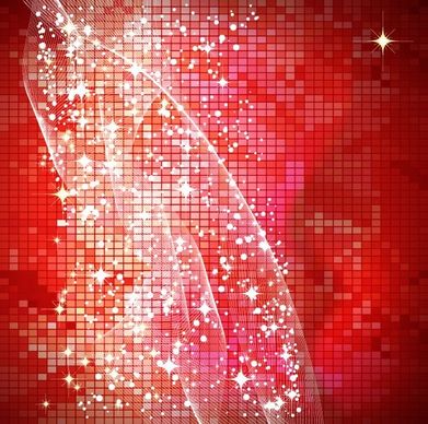star bright red background vector