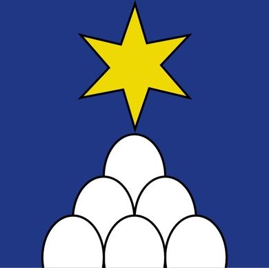 Star Eggs Wipp Sternenberg Coat Of Arms clip art
