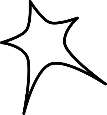 Star Sign Outline clip art