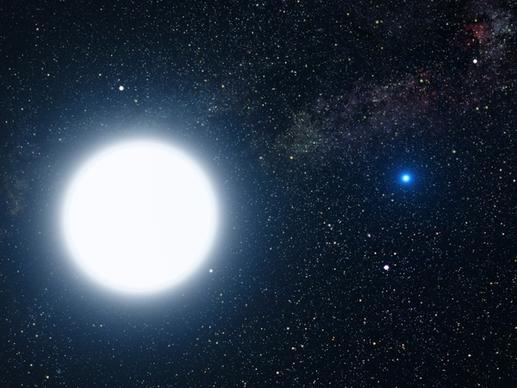 star sun white dwarf