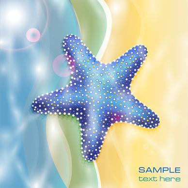 starfish abstract background