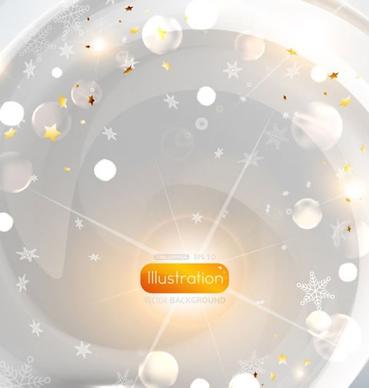 xmas background template modern dynamic sparkling christmas elements