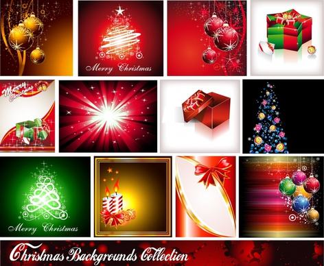 starry christmas background vector