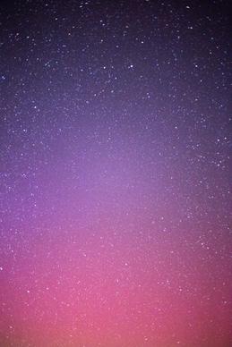 stars aurora night sky
