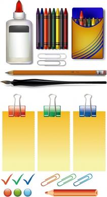 stationery vector