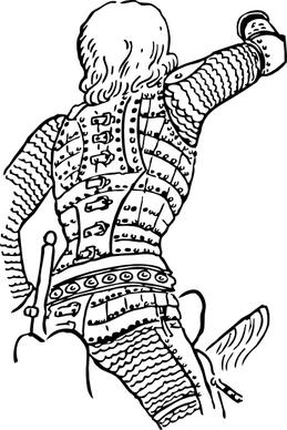 Statue Of St George clip art