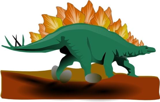 Stegosaurus clip art