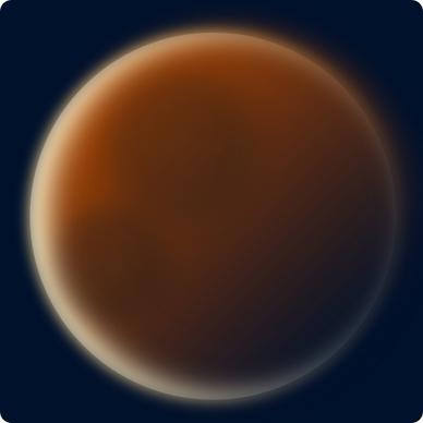 Stellaris Red Planet clip art