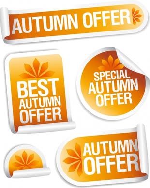 decorative stickers template modern horizontal vertical circle shapes
