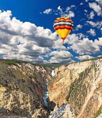 stock photo of a hot air balloon 03 hd picture