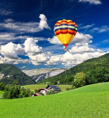 stock photo of a hot air balloon 04 hd picture