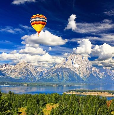 stock photo of a hot air balloon 05 hd picture