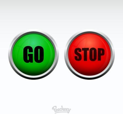 stop and go button
