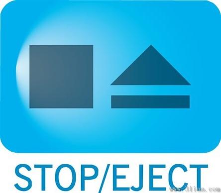 stop icon vector