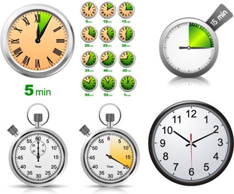 stopwatch clock vector