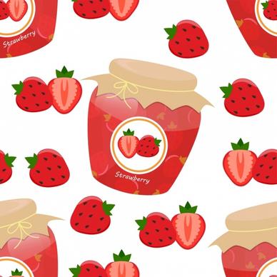 strawberry jam jar icon various red icons decoration