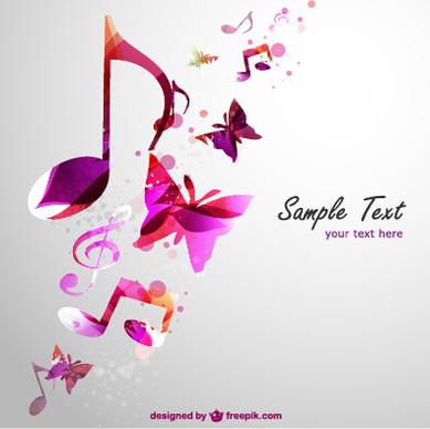 stylish colorful music vector background graphics