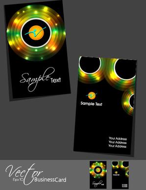 stylish creative cards free vector