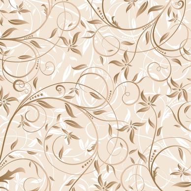 floral background classical seamless curves ornament