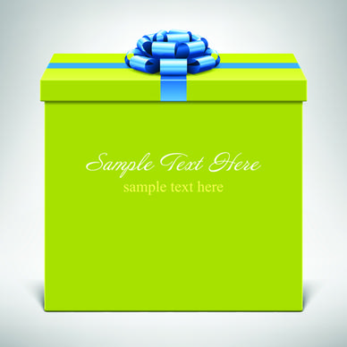 stylish gift boxes with ribbon design vecotr