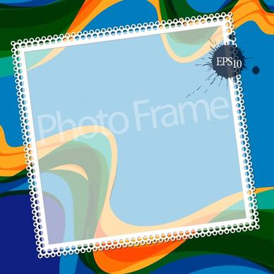 photo frame background template elegant colorful blurred decor