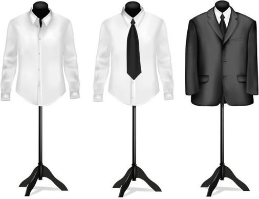 suit and shirt vector
