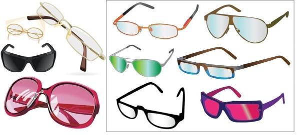 summer must sunglasses vector