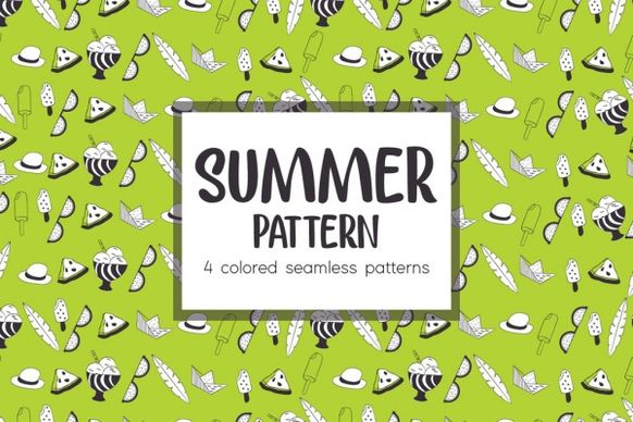 summer vector pattern